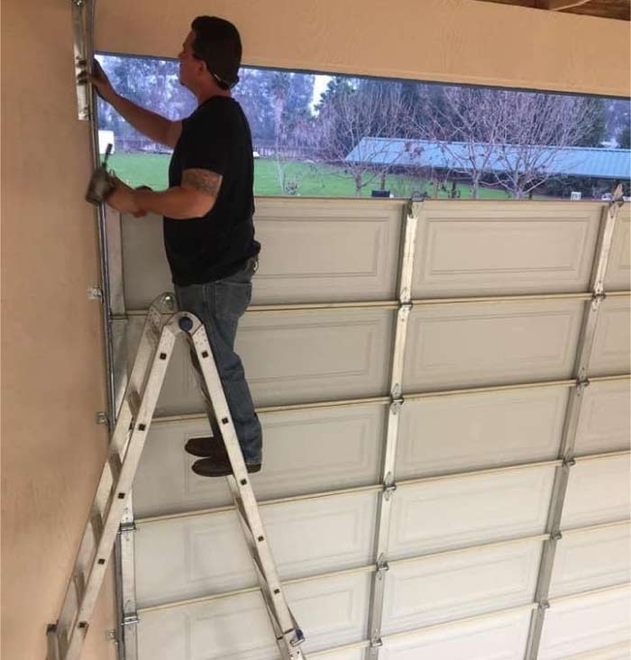seamless functionality achieved through a complete garage door track repair.