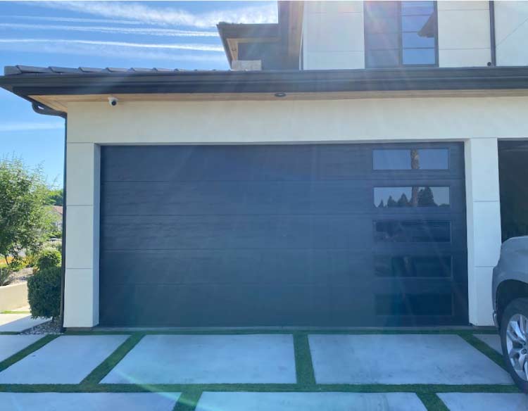 fixed garage door after emergency garage repair in visalia ca